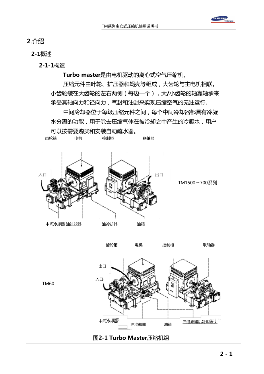 离心空压机结构介绍1_第1页