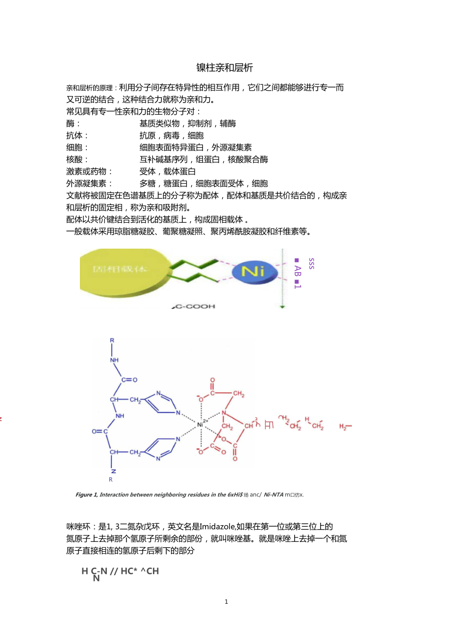 镍柱纯化原理及方法_第1页