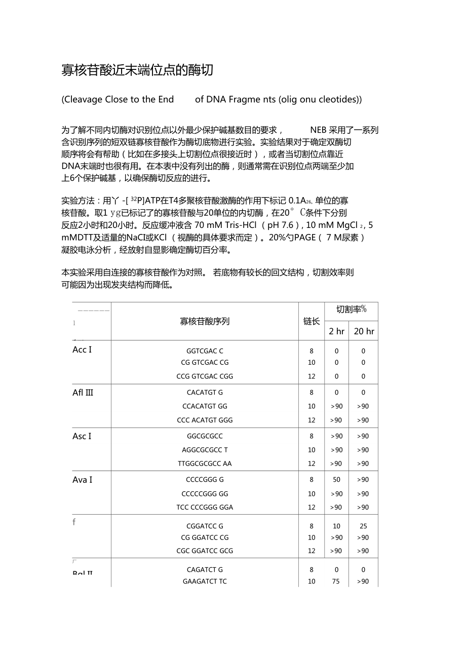 限制性内切酶酶切位点保护碱基_第1页