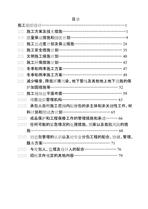 施工組織設(shè)計(jì)-工程施工組織設(shè)計(jì)(81頁)