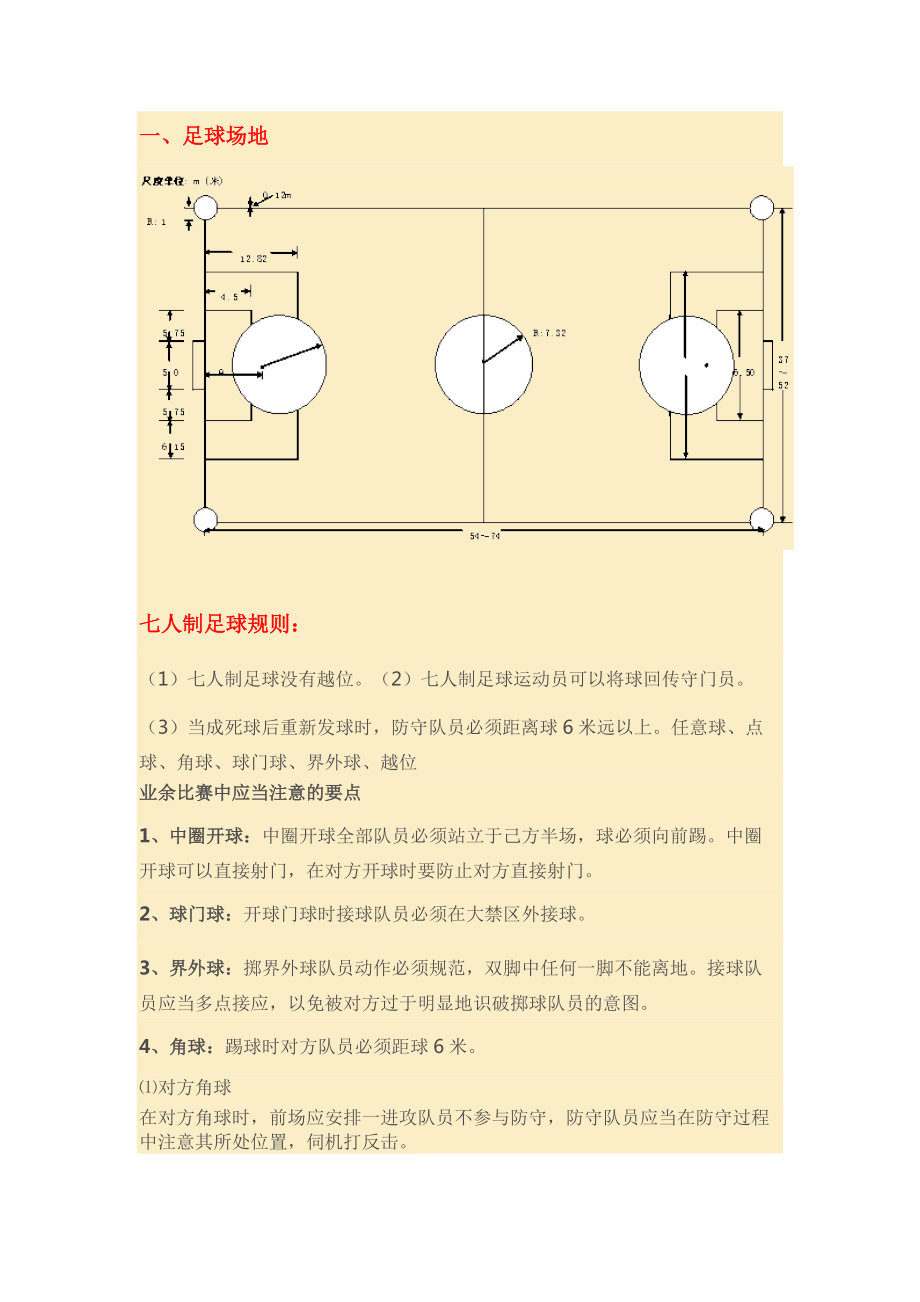 七人制足球規(guī)則及戰(zhàn)術(shù)._第1頁