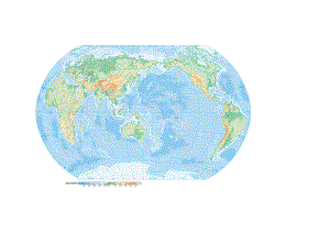 世界地形图空白