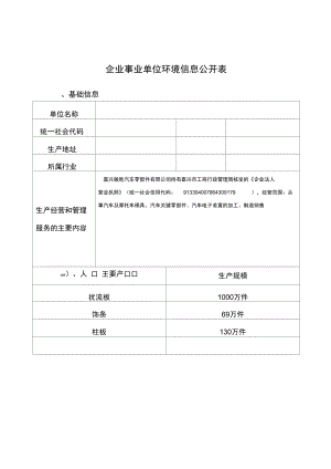 信息公開范本