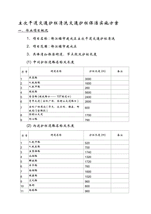 主干道交通護(hù)欄清洗