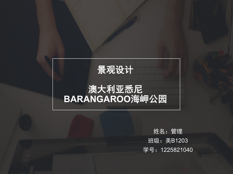 澳大利亚悉尼BARANGAROO海岬公园_第1页