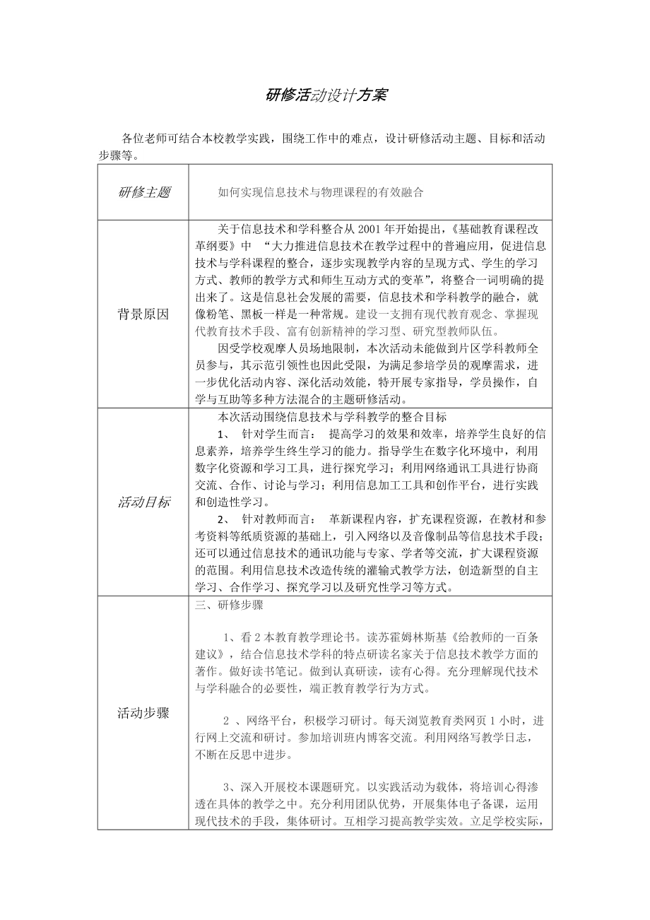 如何进行信息技术与物理课程有效融合_第1页