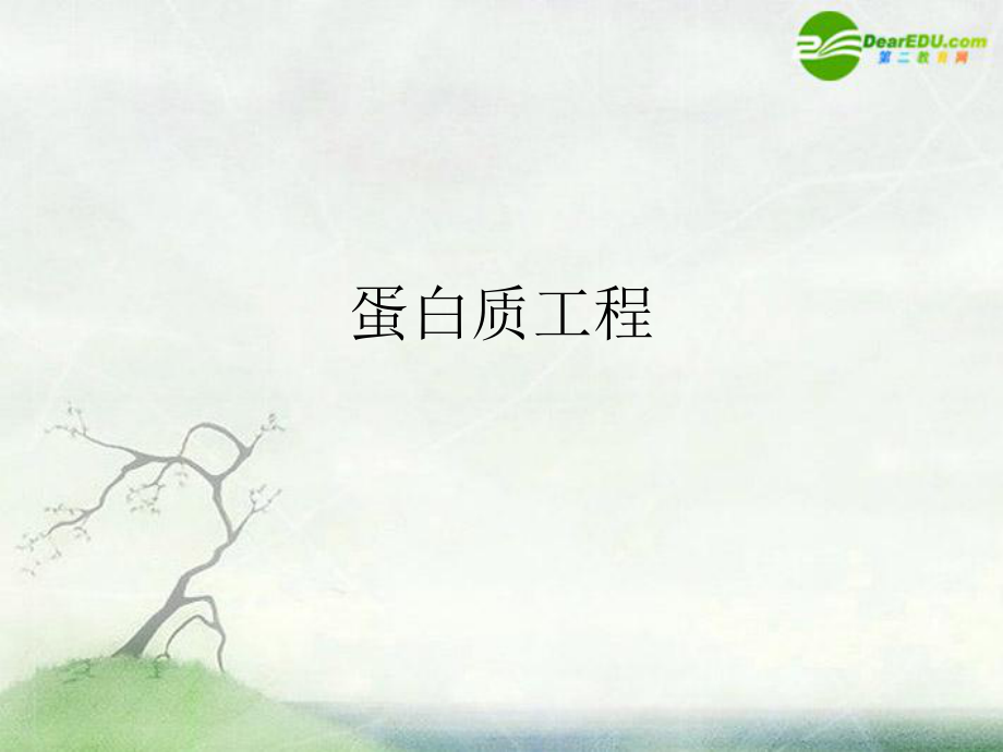 高中生物113《蛋白質(zhì)工程》課件（1）中圖版選修3_第1頁(yè)