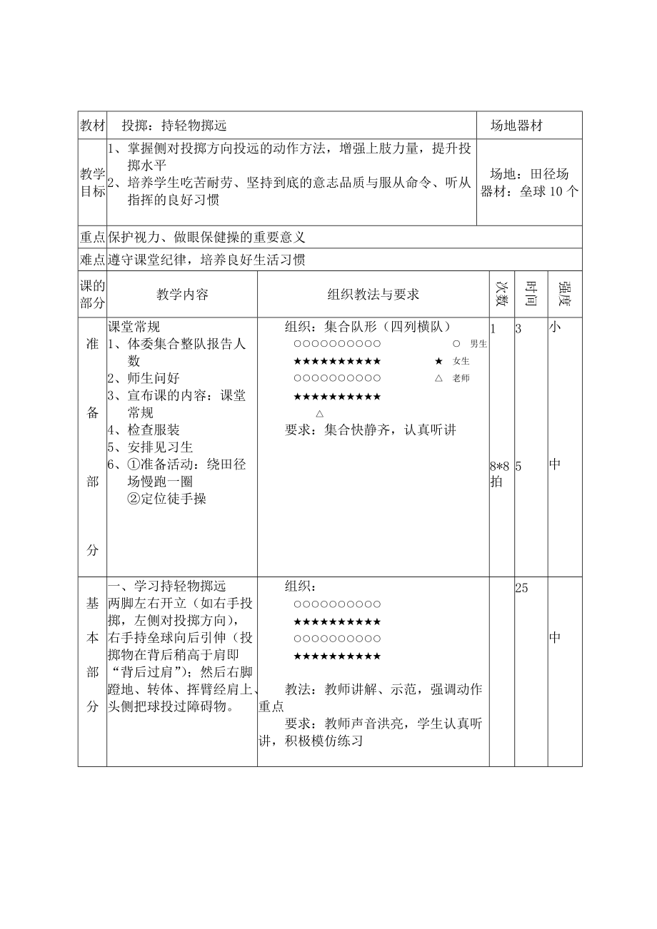 投擲：持輕物擲遠_第1頁