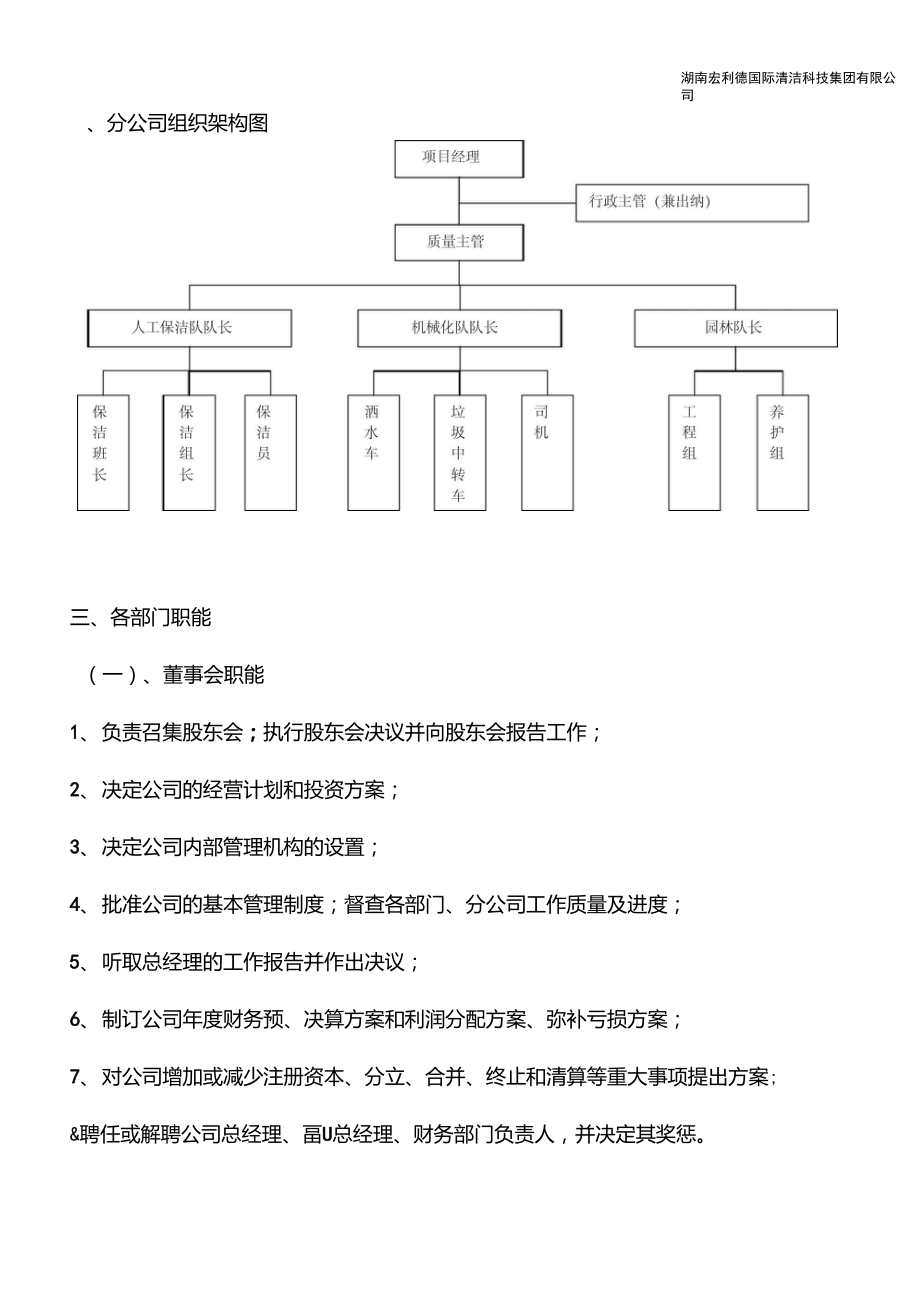 公司组织架构