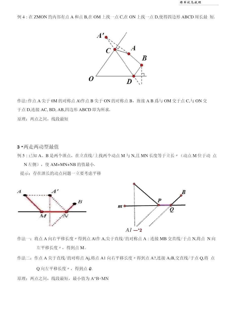 将军饮马模型