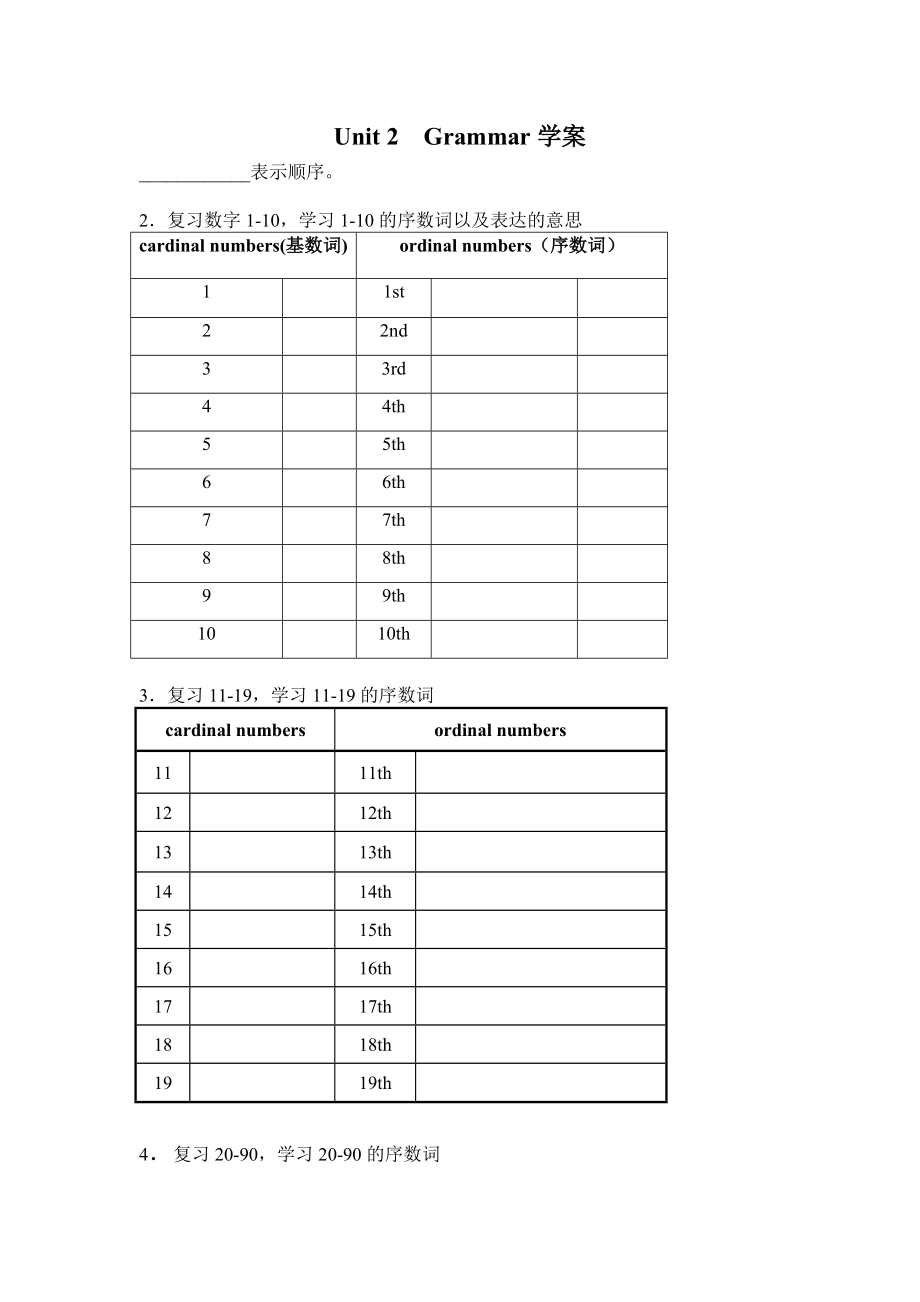 Unit 2Grammar學(xué)案_第1頁