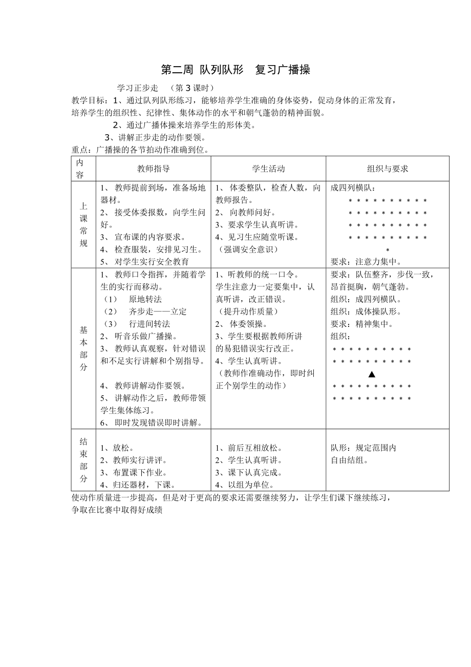 3隊列隊形復習廣播操_第1頁