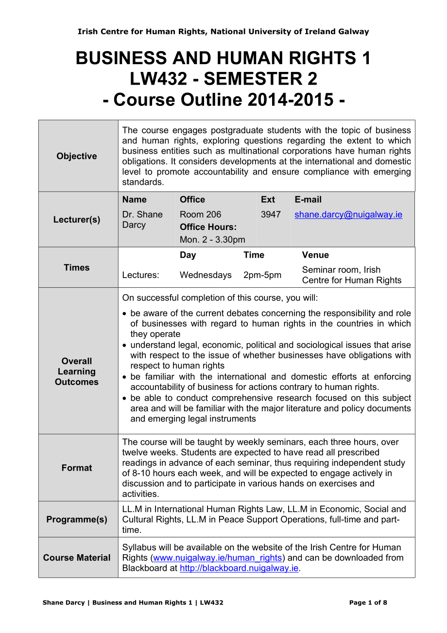 business and human rights - National University of Ireland ：商業(yè)與人權(quán)-愛爾蘭國立大學(xué)_第1頁