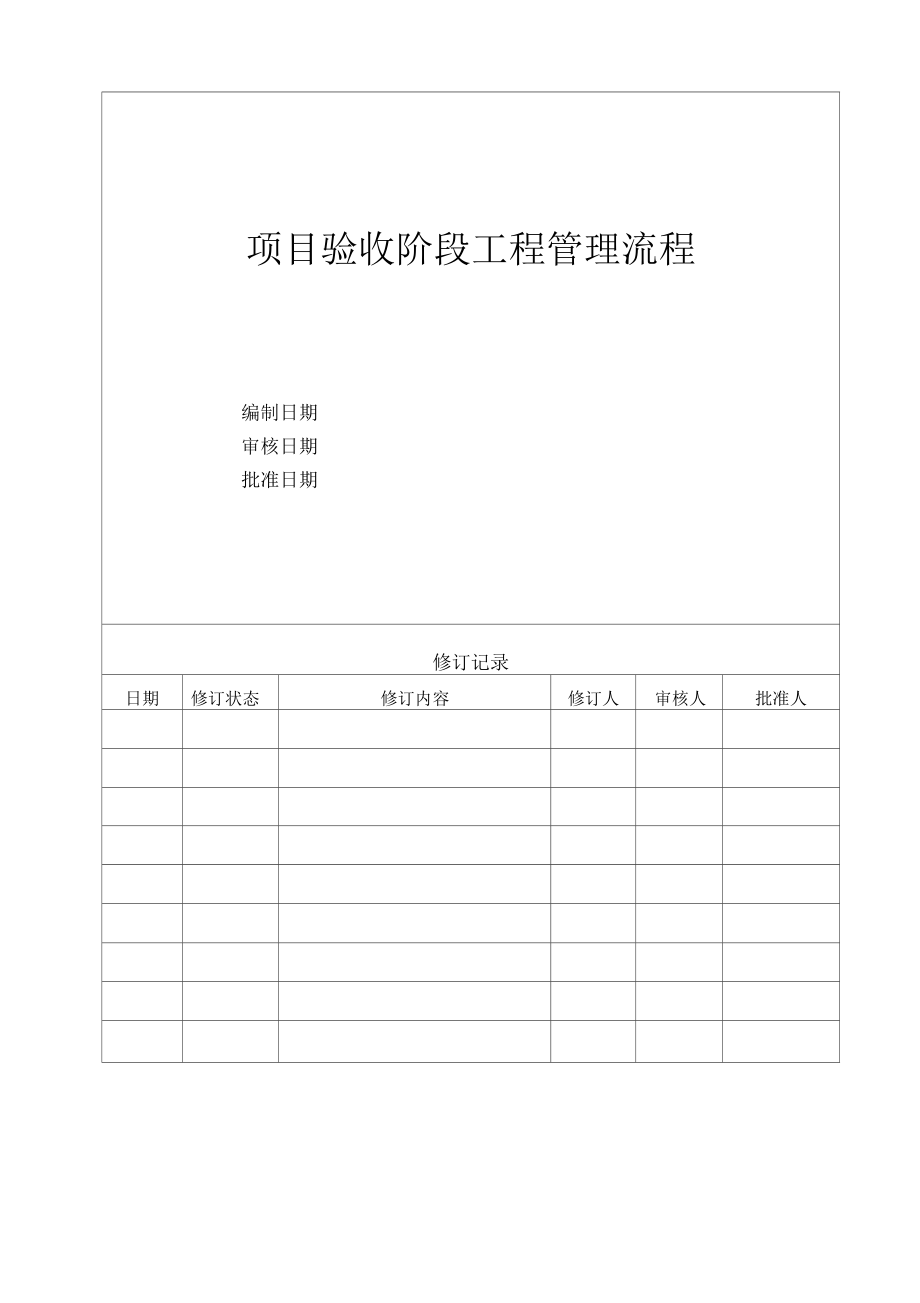 项目验收时期工程治理流程_第1页