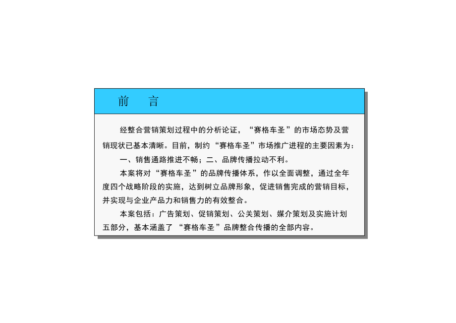 赛格车圣品牌整合传播策划管理_第1页