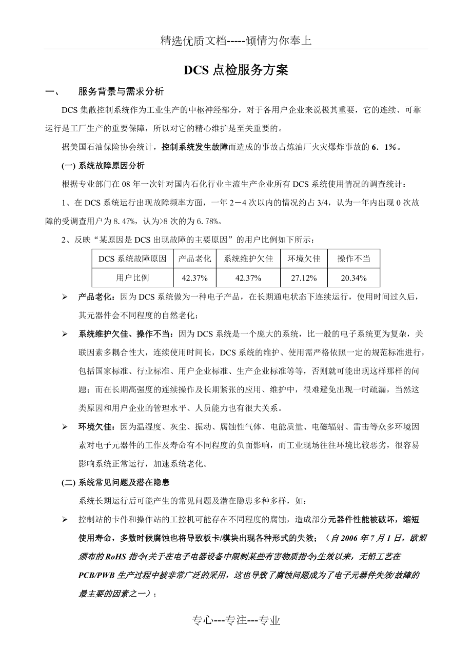 DCS系统点检方案(共6页)_第1页