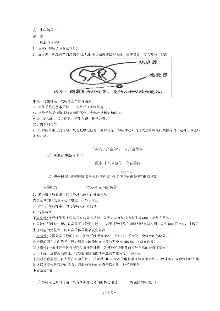 人教版高中生物必修三第二章知识点_第1页