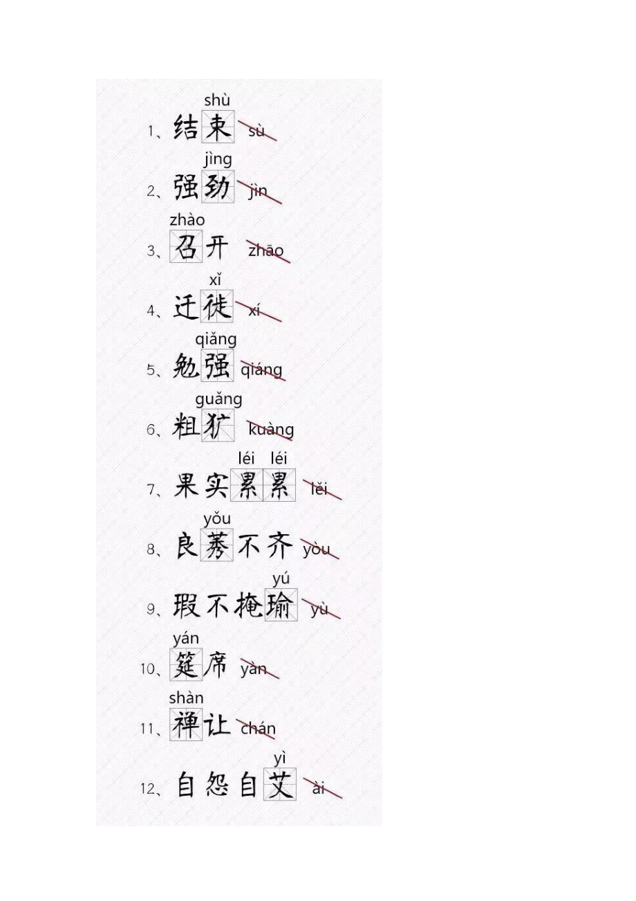 容易读错的116个汉字你能读对几个？（转）_第1页