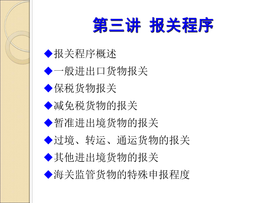 海关监管货物报关程序_第1页