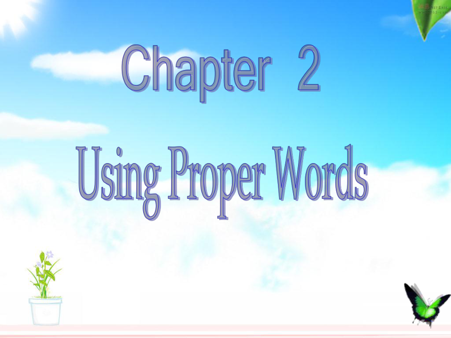 Using-proper-words英语写作PPT优秀课件_第1页