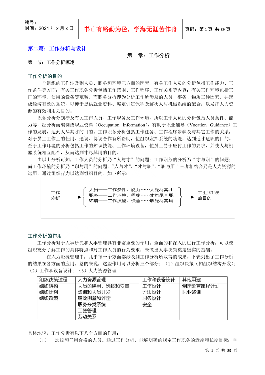 2工作分析与设计_第1页