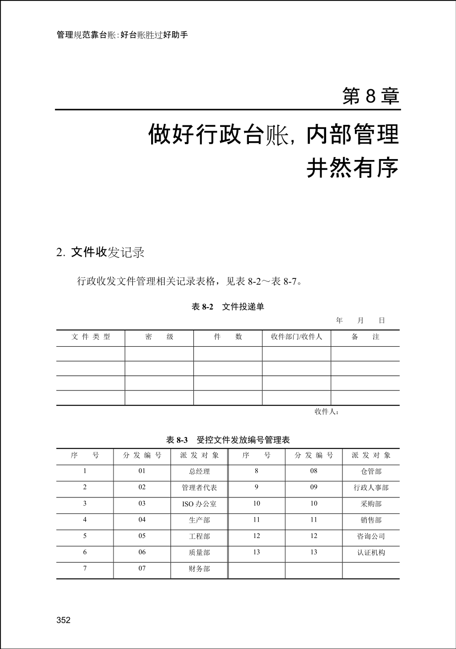 第8章做好行政臺賬內(nèi)部管理井然有序_第1頁