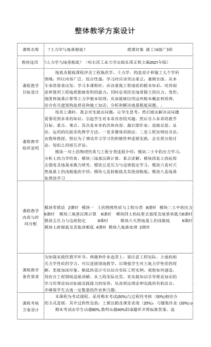 《土力學和地基基礎(chǔ)》教案.docx