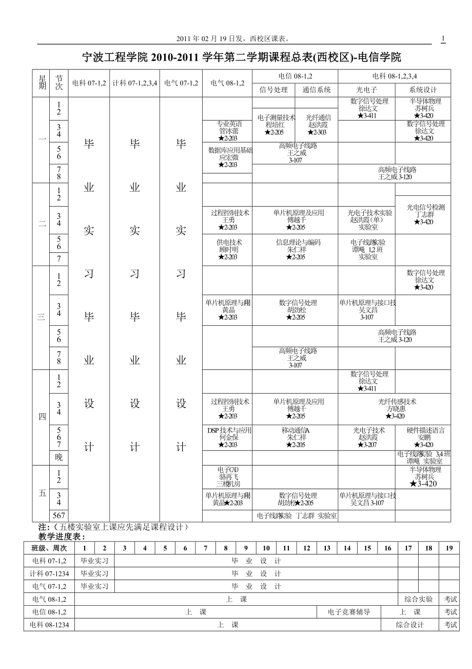 东莞理工学院课程表图片