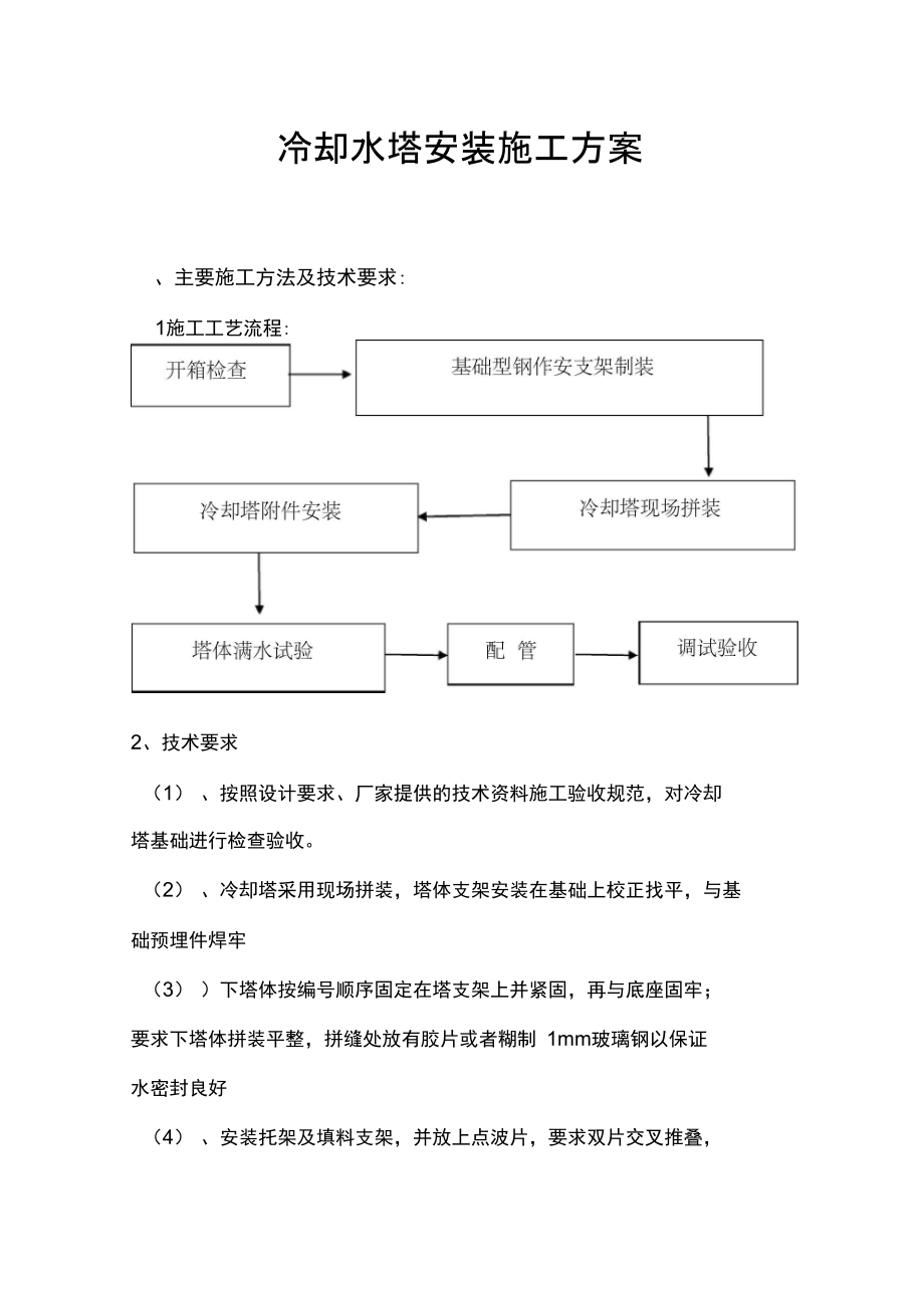 冷却塔施工方案65355_第1页