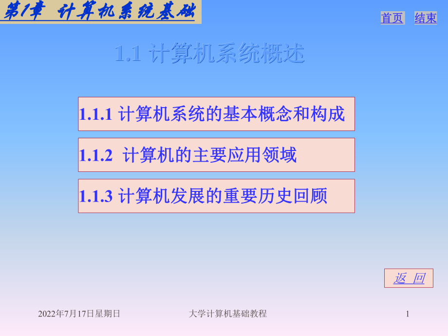 計算機應(yīng)用基礎(chǔ)課件：第1章 計算機系統(tǒng)基礎(chǔ)_第1頁
