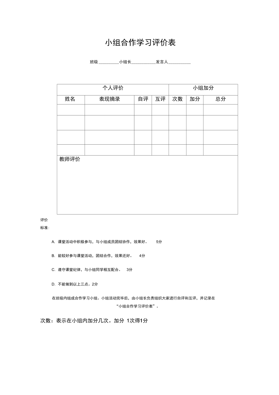 小组合作学习评价表同名19244_第1页