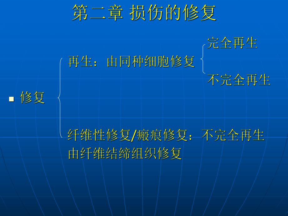 臨床病理學(xué)課件：第二章 損傷的修復(fù)_第1頁