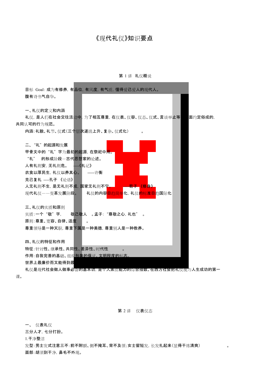 《现代礼仪》知识要点[共7页]_第1页