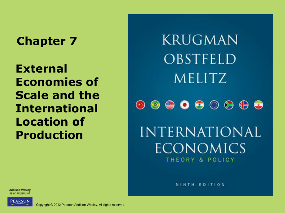 国际贸易学课件：ch7 External Economies of Scale and the International Location of Production_第1页
