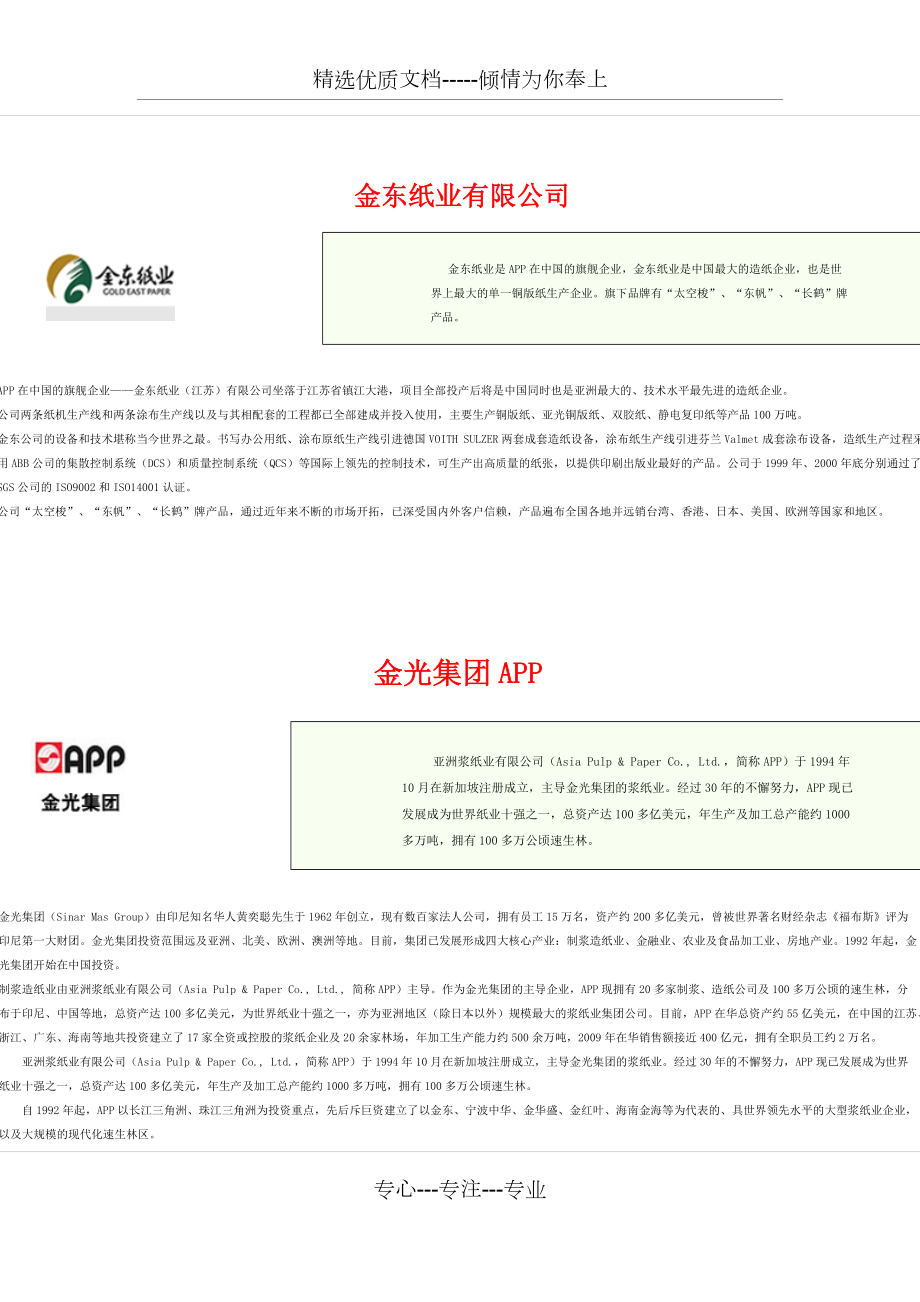 中国造纸企业16强简介(共8页)_第1页