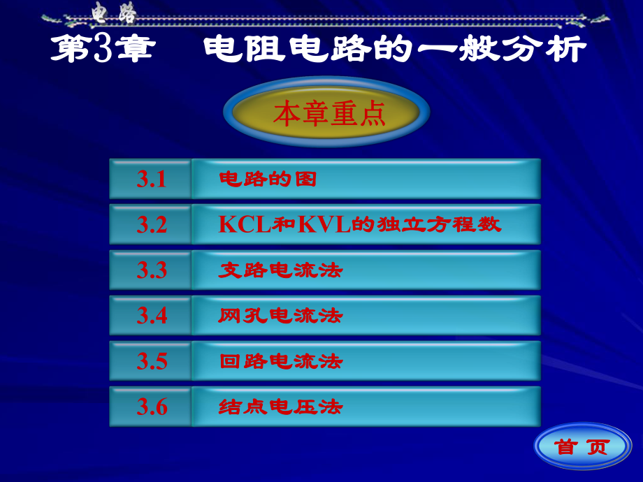 電路課件：第3章 電阻電路的一般分析_第1頁