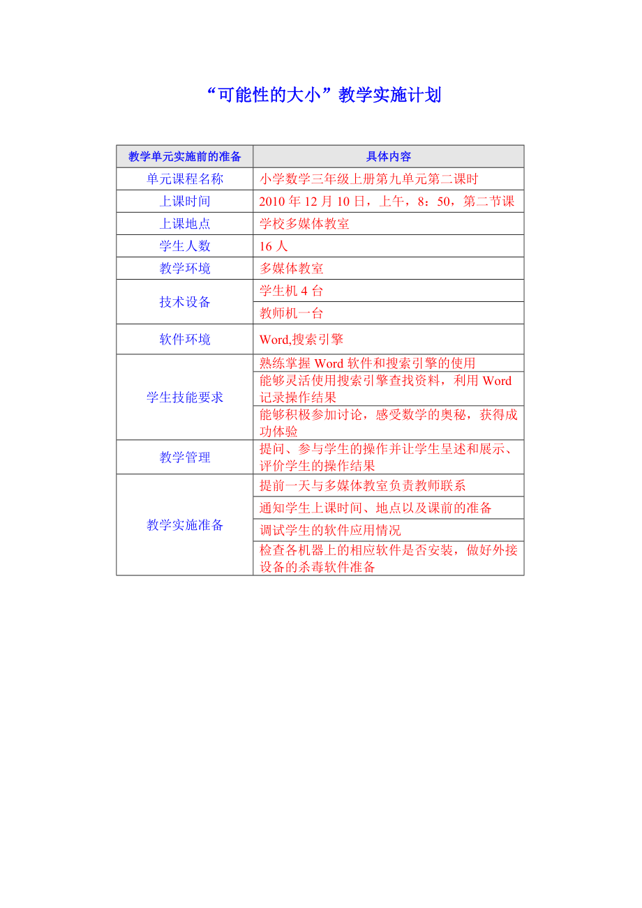 教学实施计划_第1页