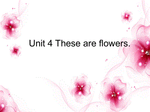 Unit_4_These_are_flowers课件