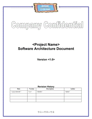 ADMEMS方法推荐《软件架构设计文档》模板(共18页)