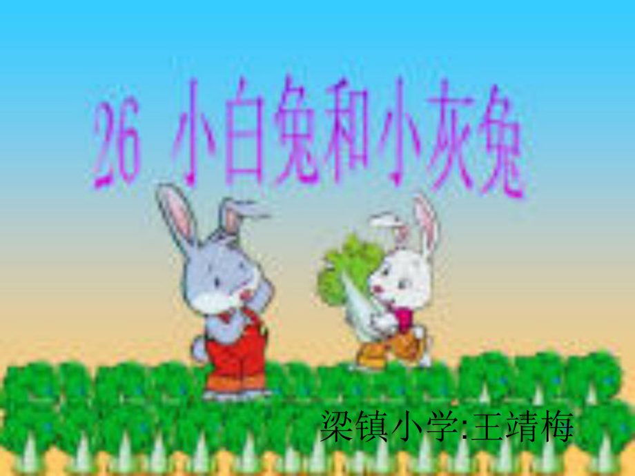 小白兔和小灰兔 (2)_第1页