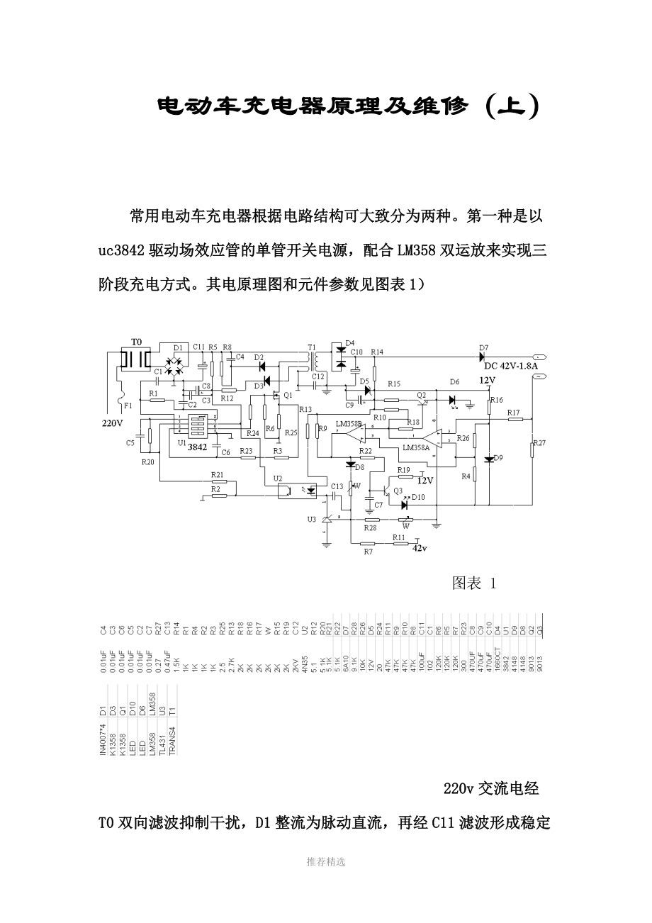 电动车充电器原理及维修_第1页