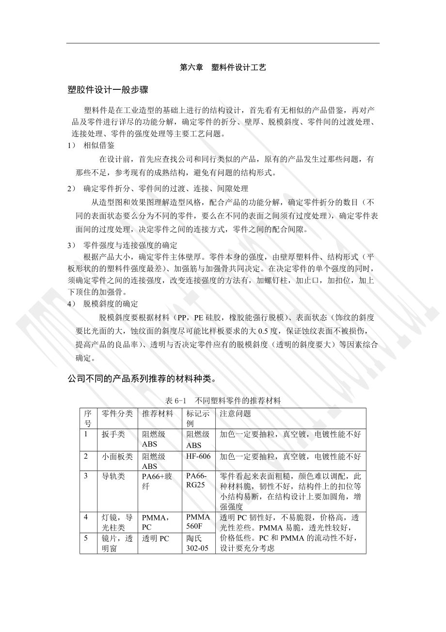 塑料件设计工艺_第1页