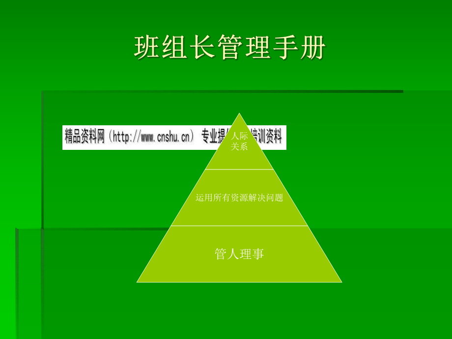 班組長管理必備手冊_第1頁