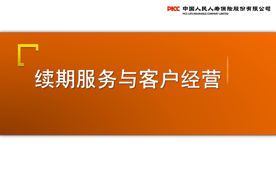 保險業(yè)電子商務(wù)渠道銜訓(xùn)課程之續(xù)期服務(wù)與客戶經(jīng)營（2017版）_第1頁