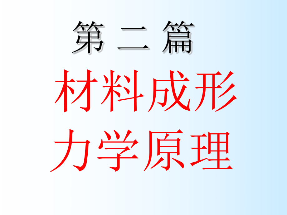 合肥工業(yè)大學(xué) 考研 材料成型基本原理12課件_第1頁(yè)