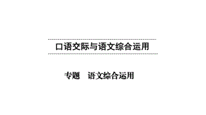 中考 語文綜合運用