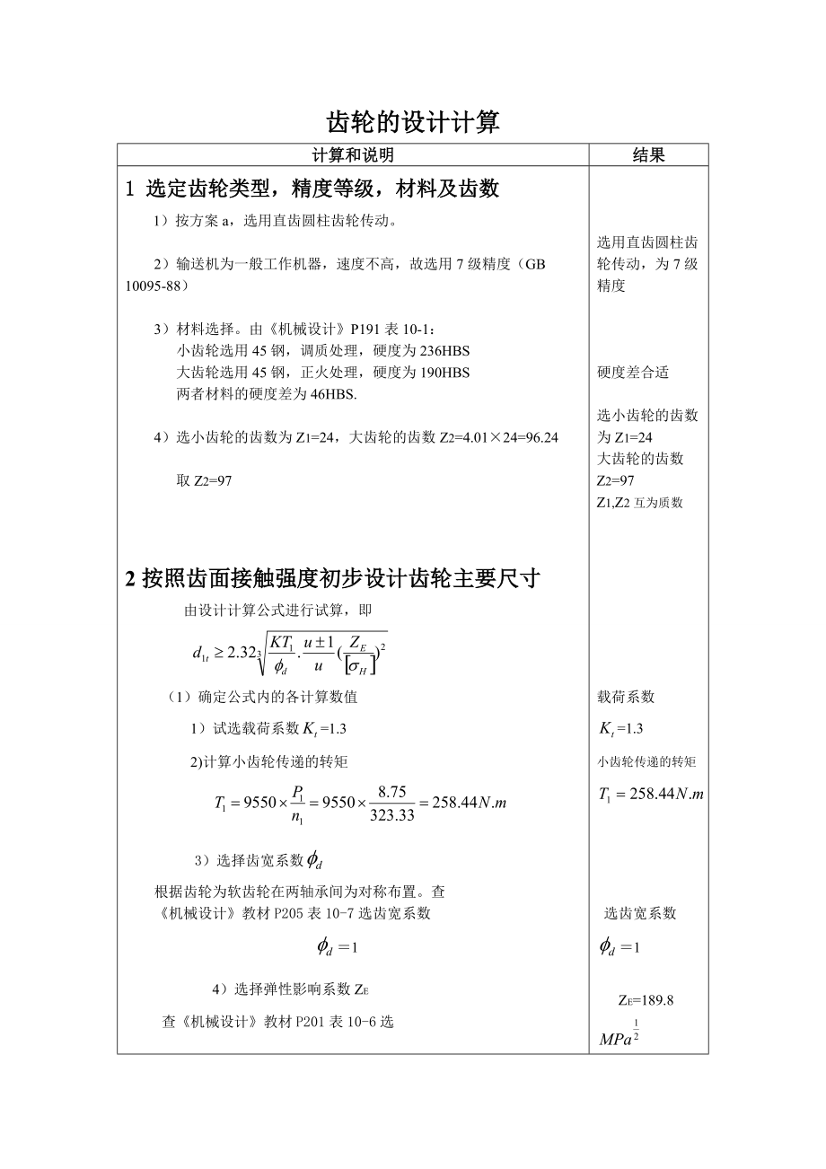 齒輪的設(shè)計(jì)計(jì)算_第1頁