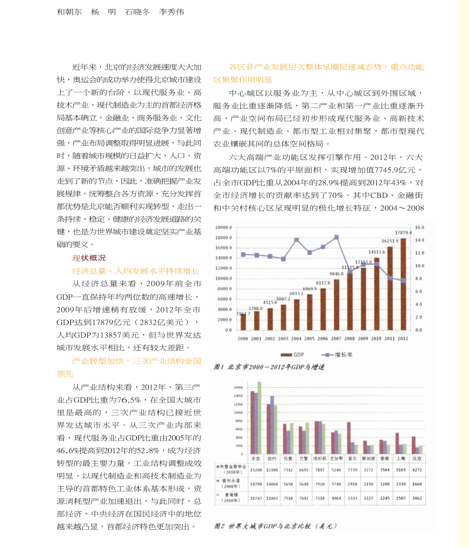 北京市产业布局发展现状与未来展望_第1页