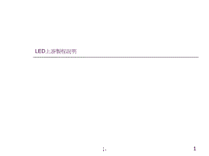 LED上游产业说明ppt课件