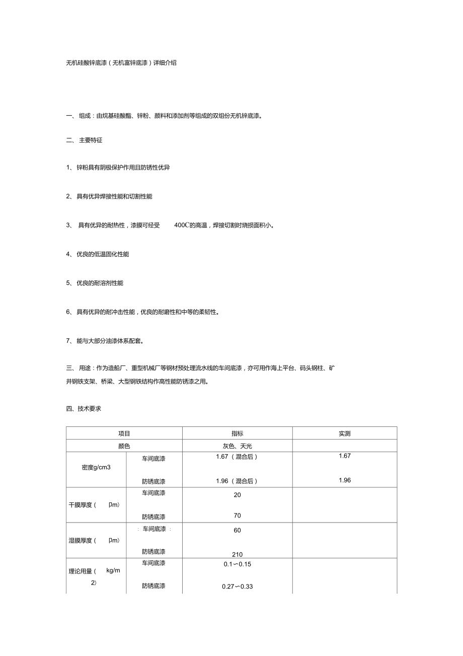 无机硅酸锌底漆_第1页